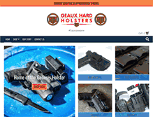 Tablet Screenshot of geauxhardholsters.com